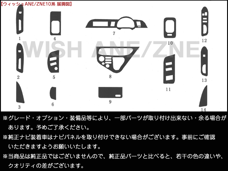 高品質,A級品,インテリアパネル,ウィッシュ,ANE,ZNE