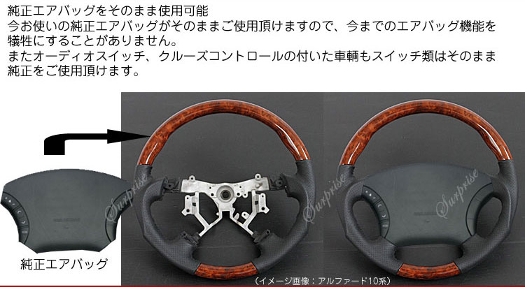 本革】ハイエース 200系 4型 ステアリング 茶木目×グレー革 本革】ハイエース 200系 4型 ステアリング 茶木目×グレー革